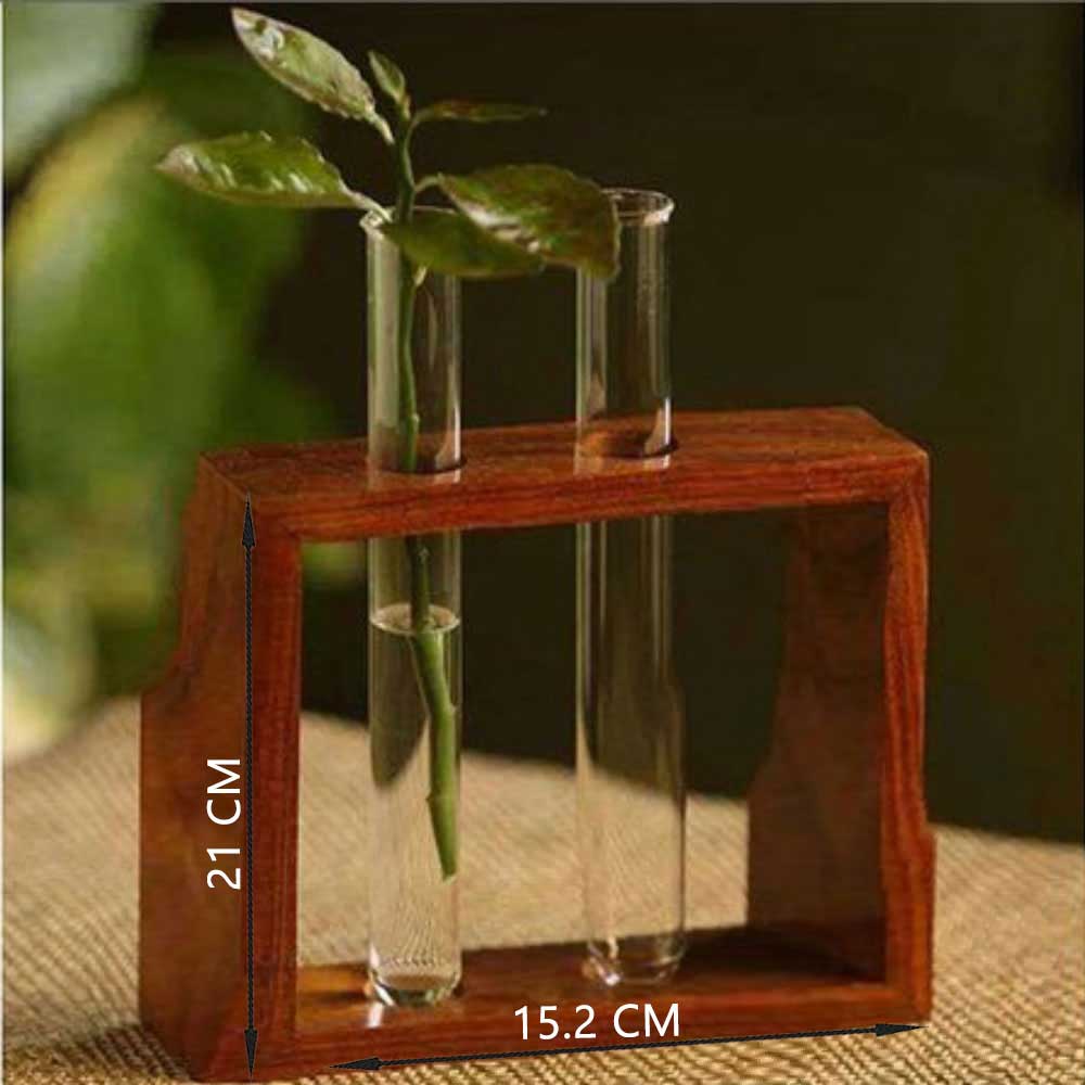 Decorative Planters with Wood Frame